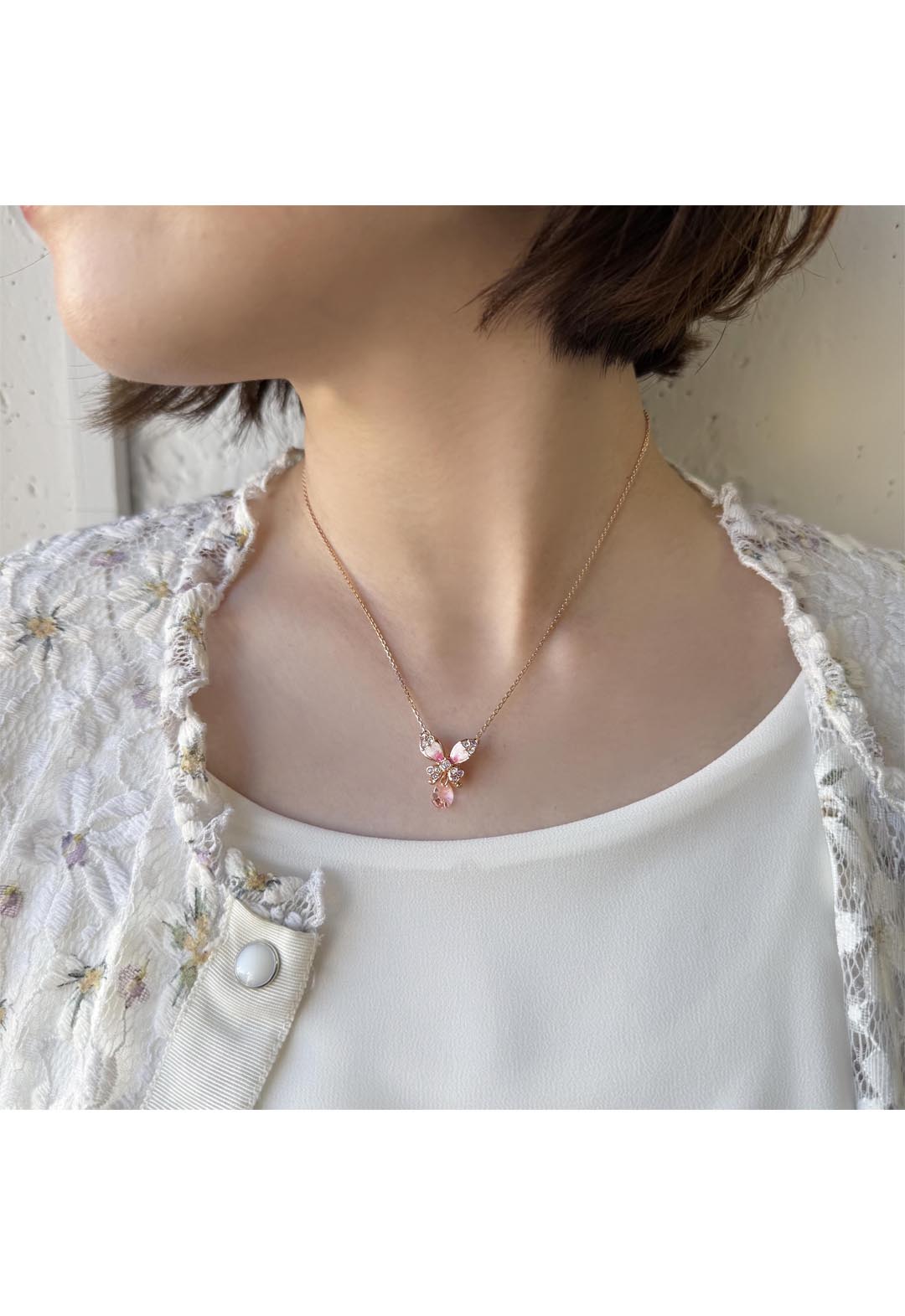 蝶モチーフ ネックレス