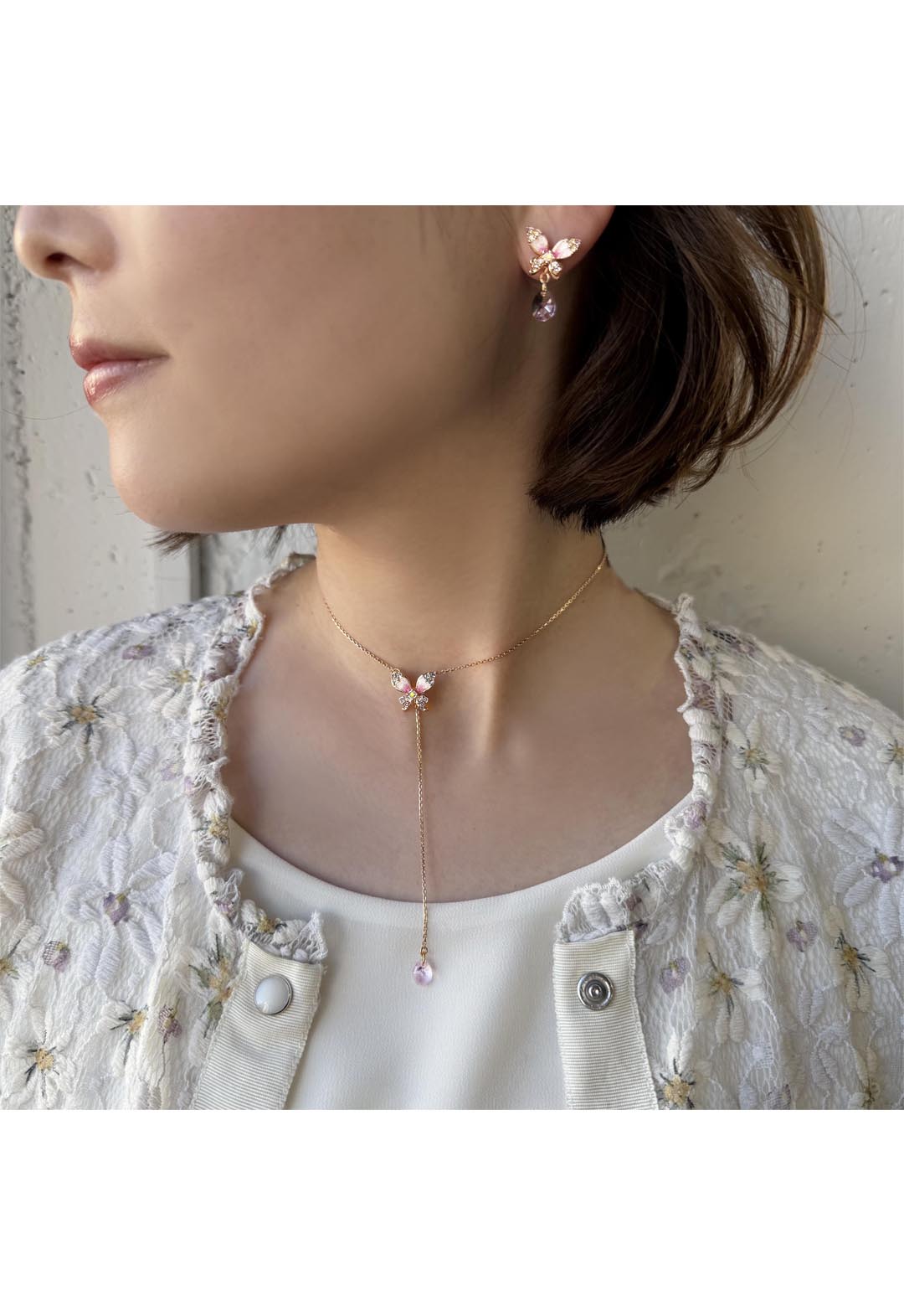 蝶モチーフ ネックレス