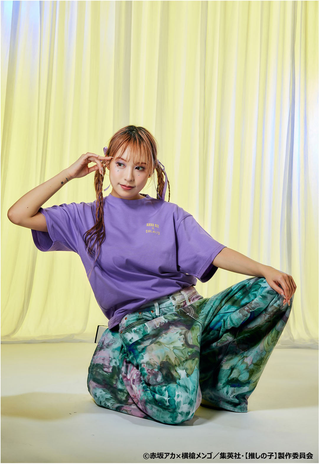 【推しの子】×ANNA SUI キャラクターTシャツ(MEM ちょ)