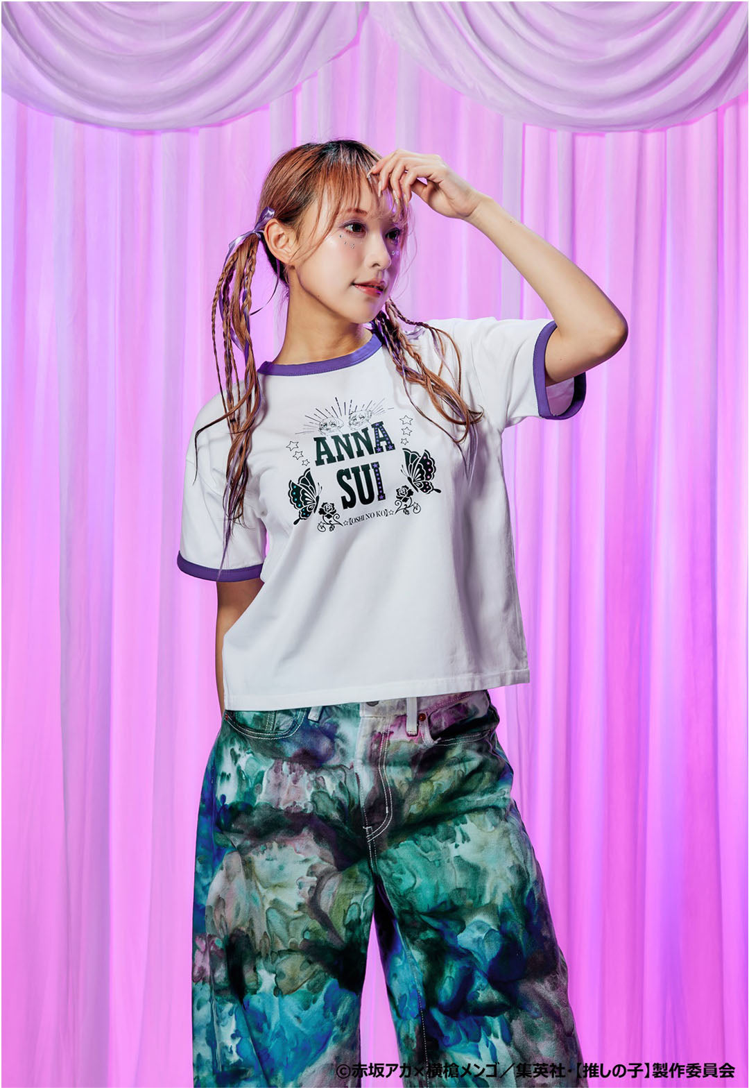 【推しの子】×ANNA SUI リンガーちびTシャツ