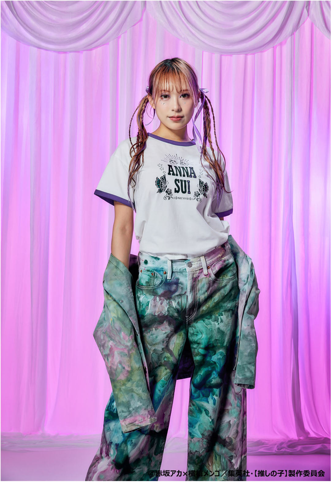【推しの子】×ANNA SUI リンガーちびTシャツ