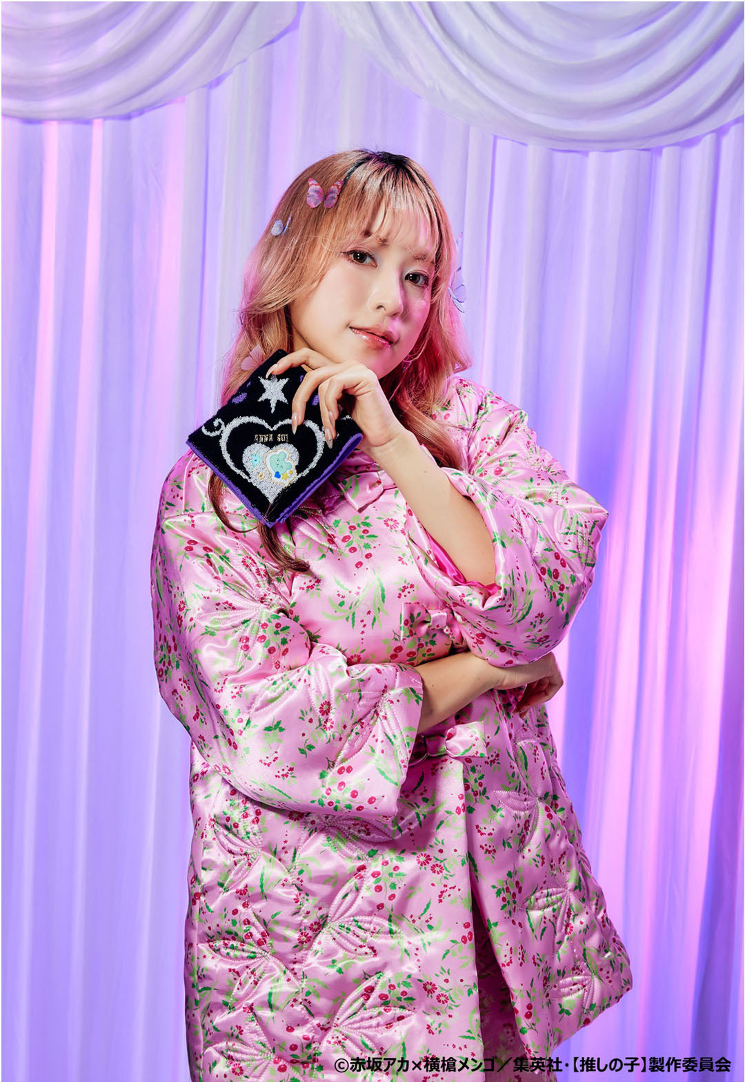 【推しの子】×ANNA SUI タオルハンカチ(アクア×クマ)