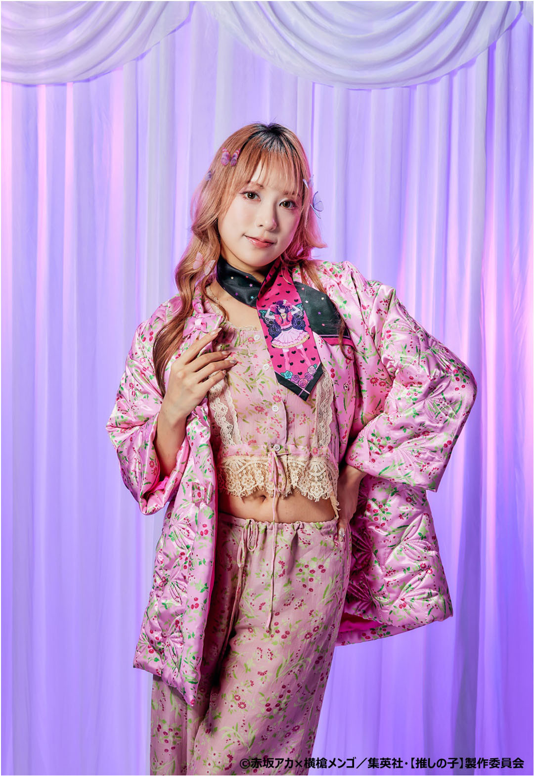 【推しの子】×ANNA SUI スカーフ(アイ・フューシャ)