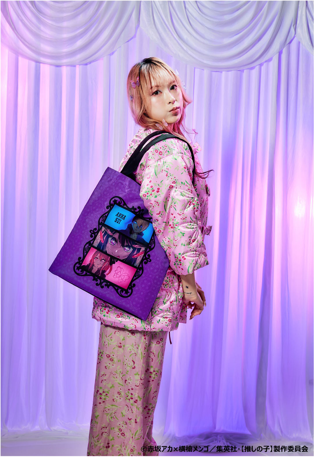 【推しの子】×ANNA SUI エコバッグ(アイ×アクア×ルビー)
