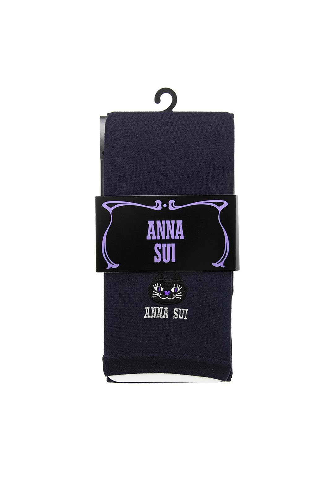 One-point logo embroidered tights