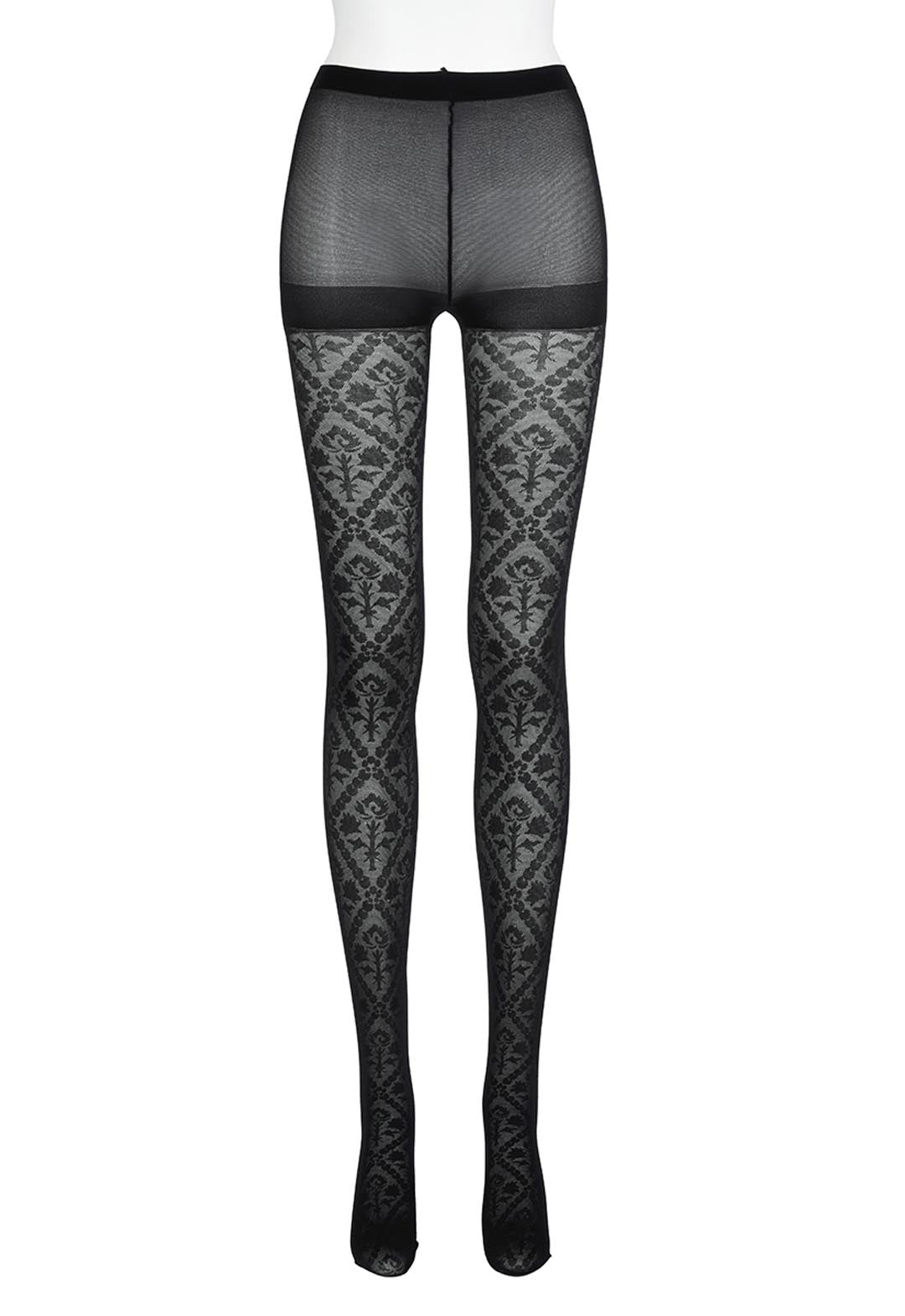 Floral Wallpaper Tights