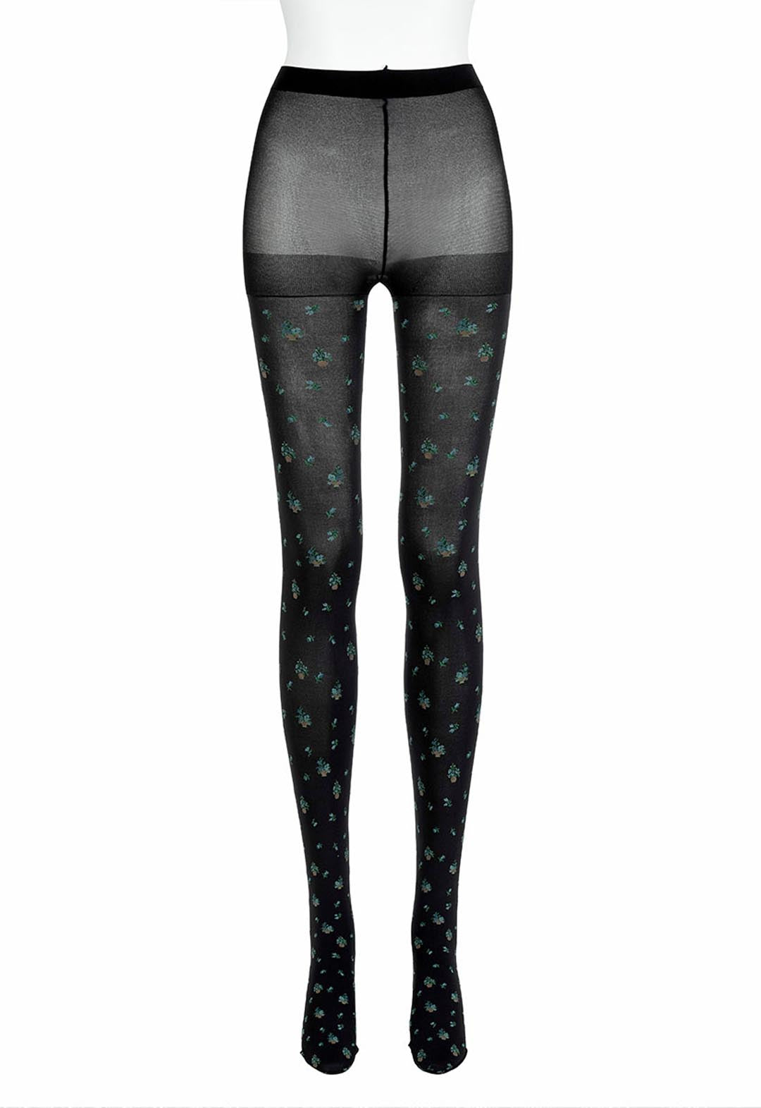 Floating Flower Pot Tights