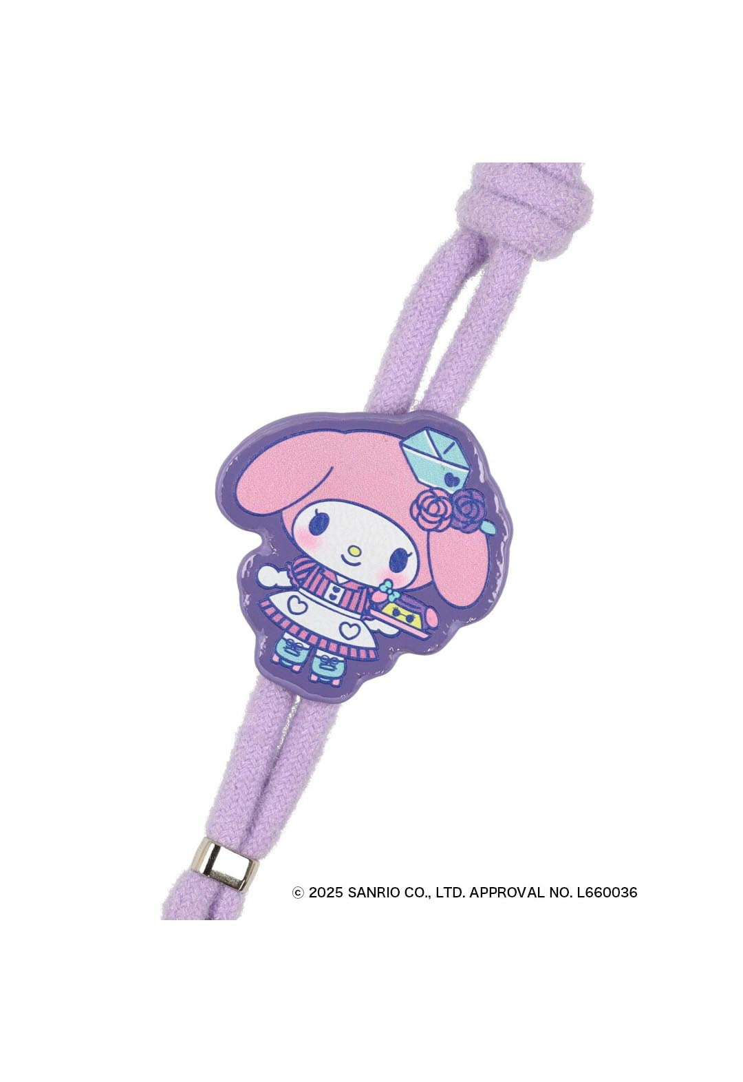 ANNA SUI × MY MELODY & KUROMI スマホストラップ(パープル)