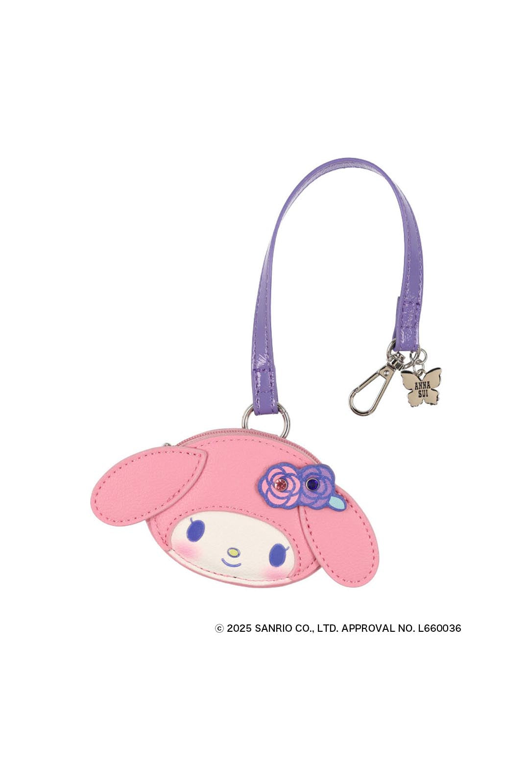 ANNA SUI × MY MELODY & KUROMI チャーム(ピンク)