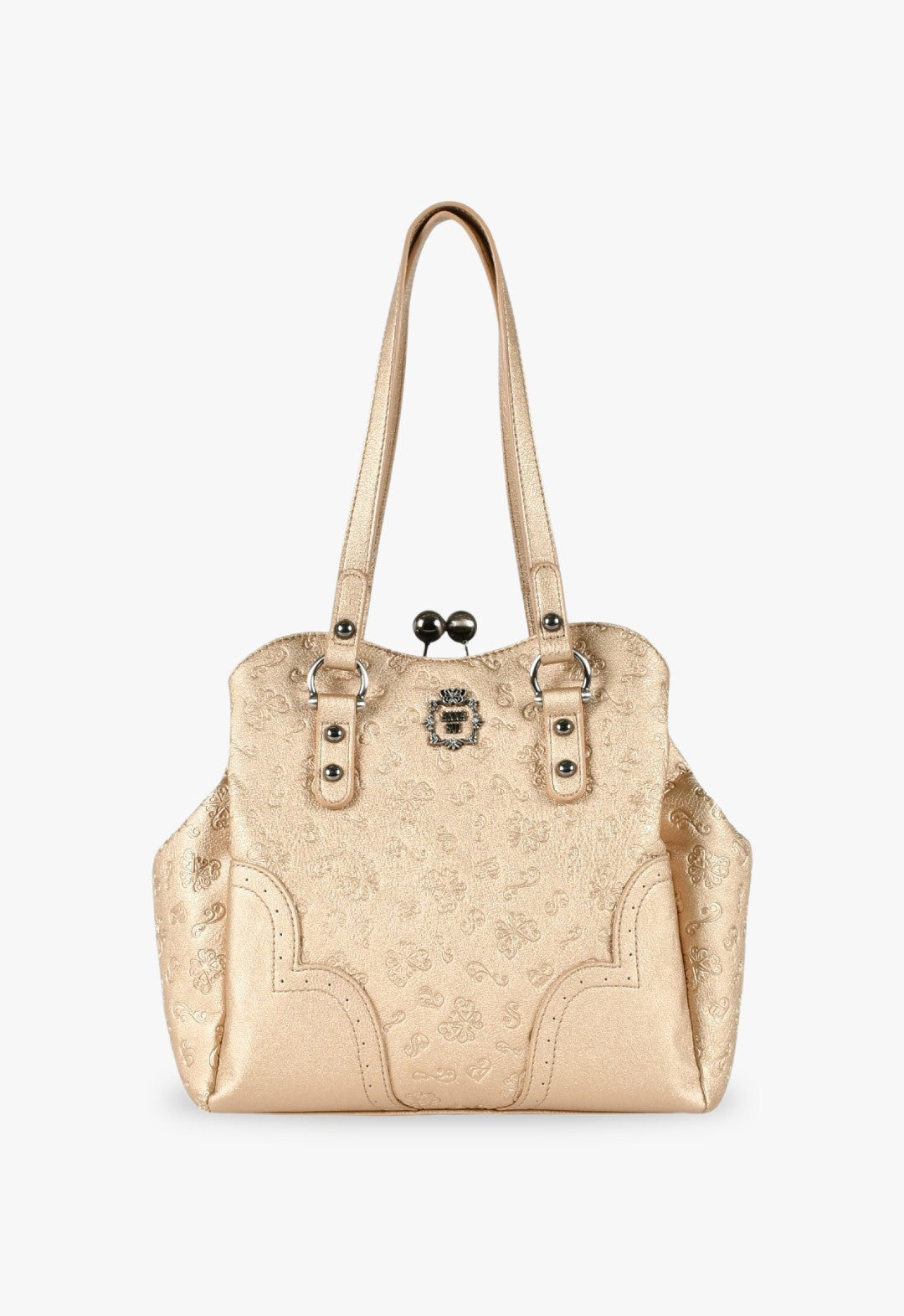 【オンライン限定】ノーブル 2way口金ハンドバッグ