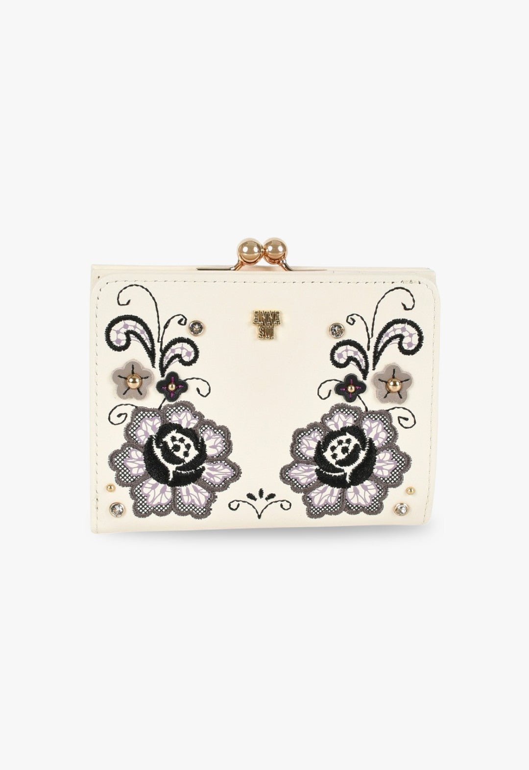 ララ 口金二つ折り財布