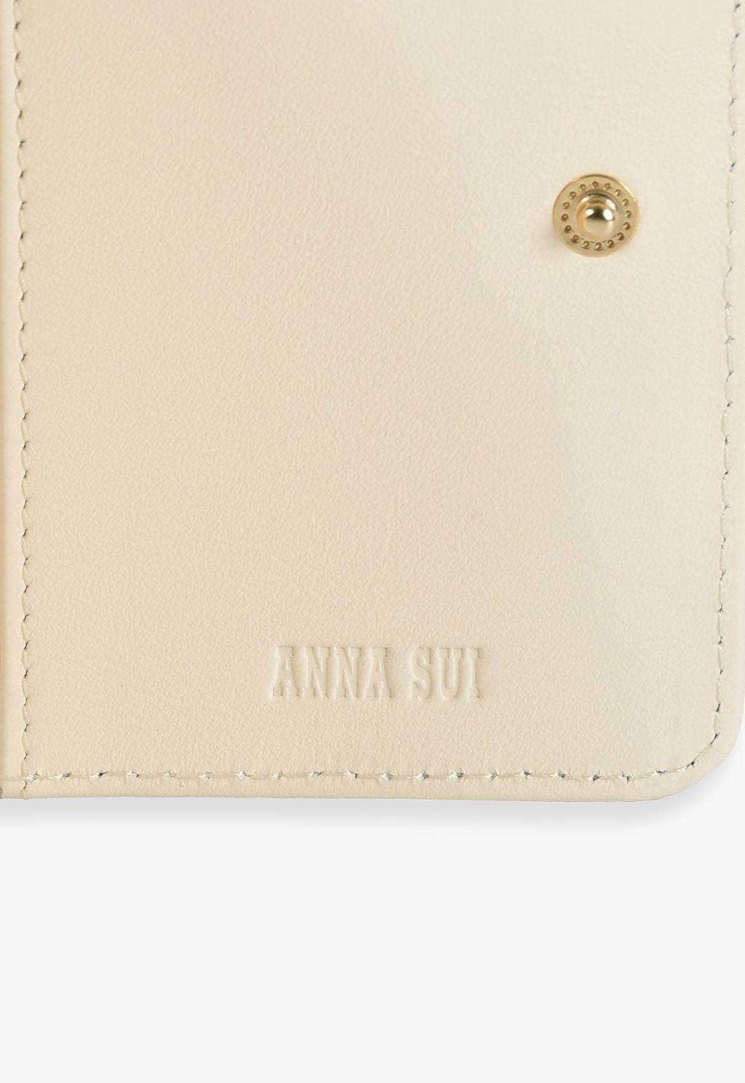 Lala 搭扣双折钱包