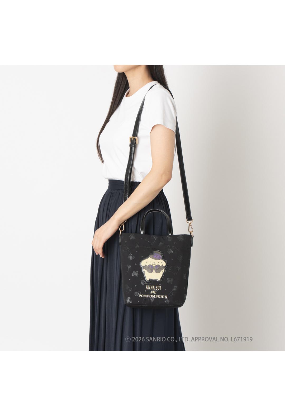 ANNA SUI x POMPOMPURIN 迷你肩背包