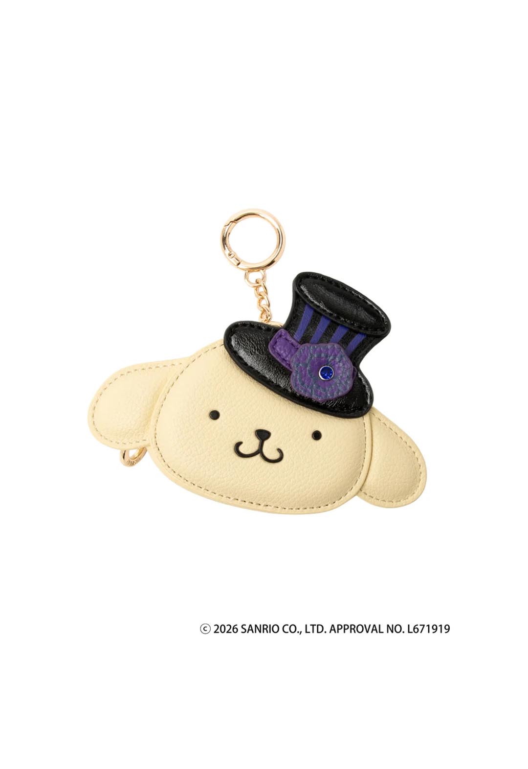 ANNA SUI× POMPOMPURIN 顔型ポーチチャーム