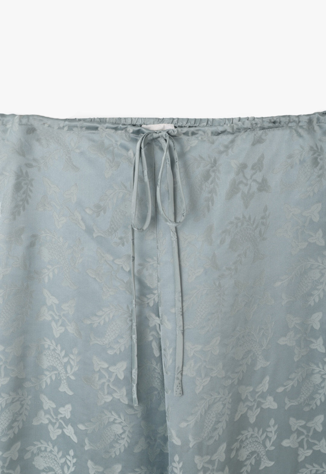 PISCES SATIN JACQUARD PANTS