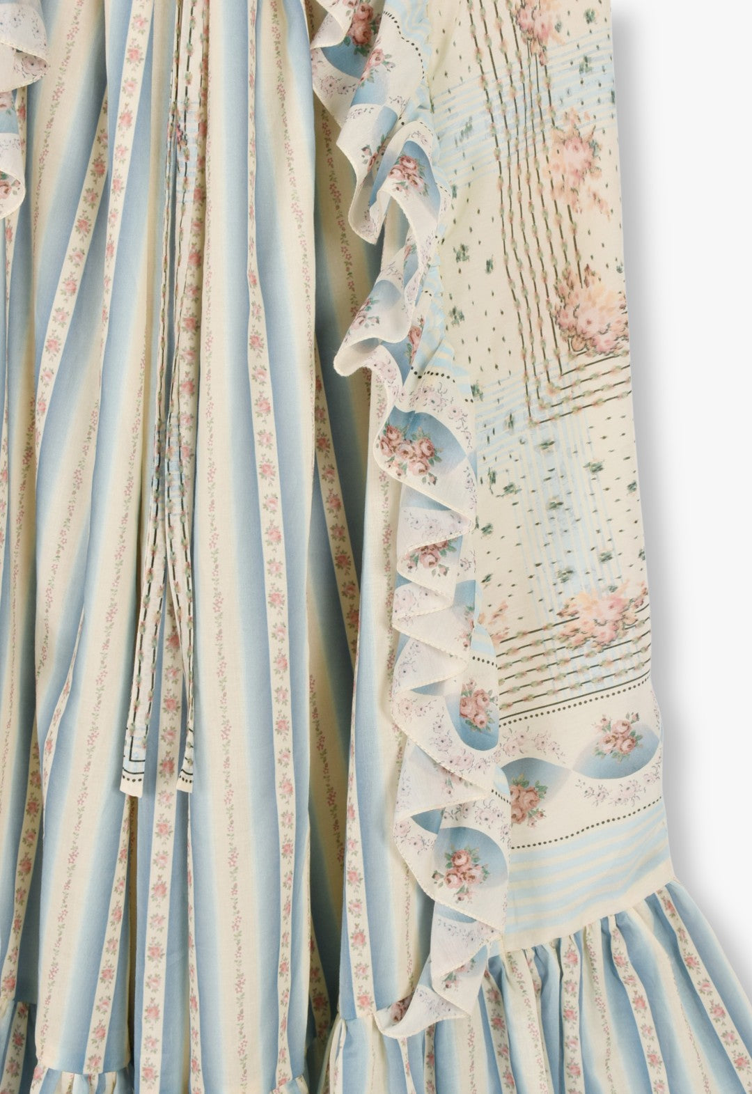 HERITAGE SCARF PRINT COTTON SKIRT
