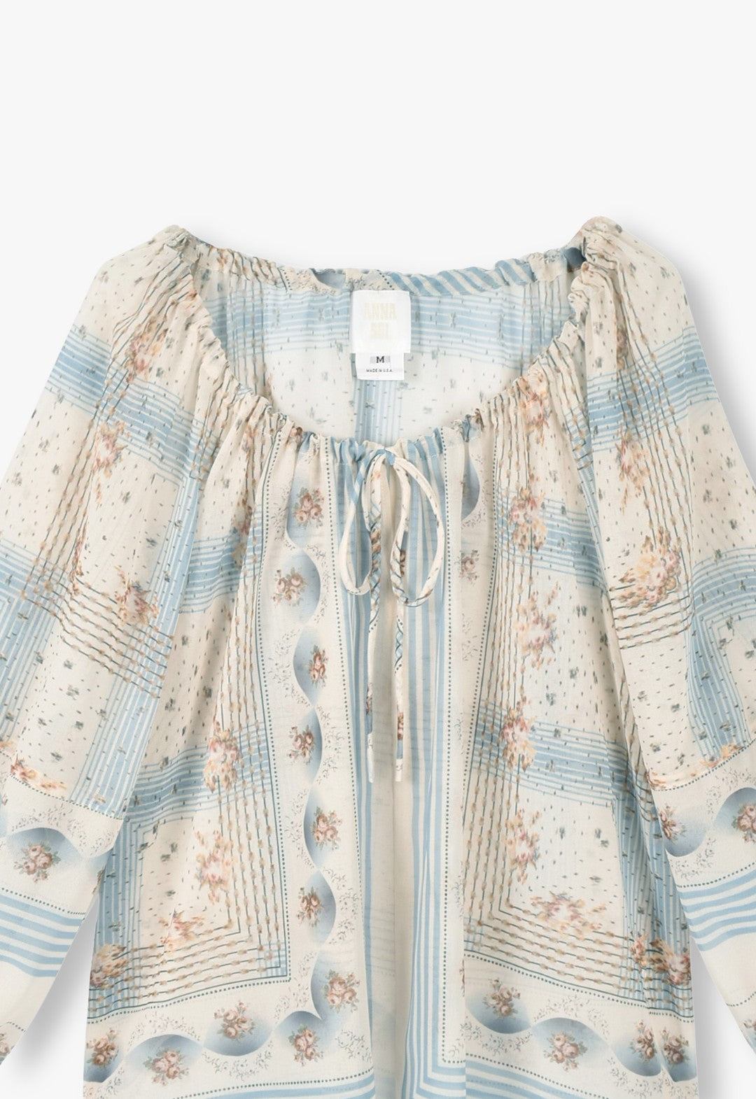 HERITAGE SCARF PRINT CHIFFON BLOUSE