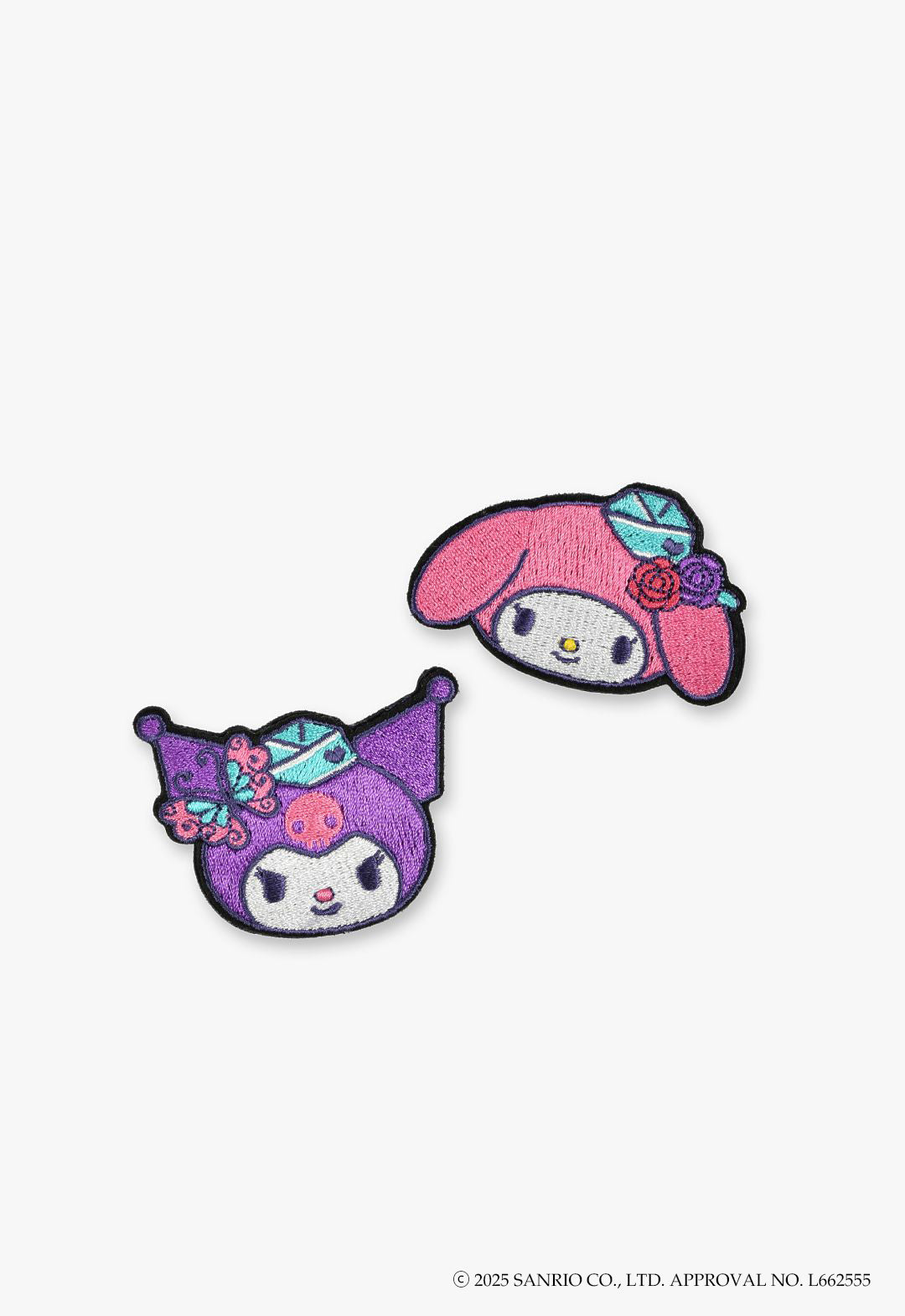 マイメロディ&クロミ 刺繍ブローチ付きネコ耳ニットワッチ