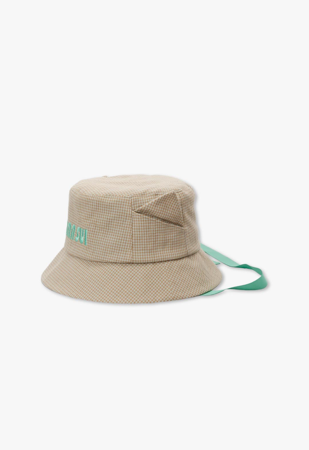 ネコ耳ロゴ刺しゅうクロッシェ