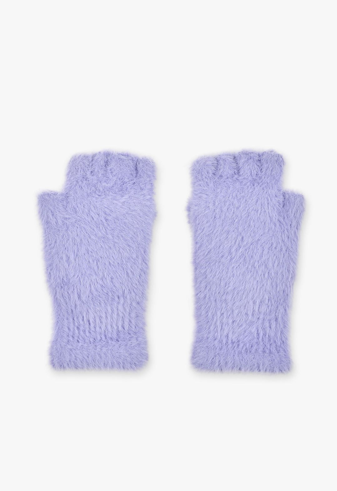 连帽双面针织手套