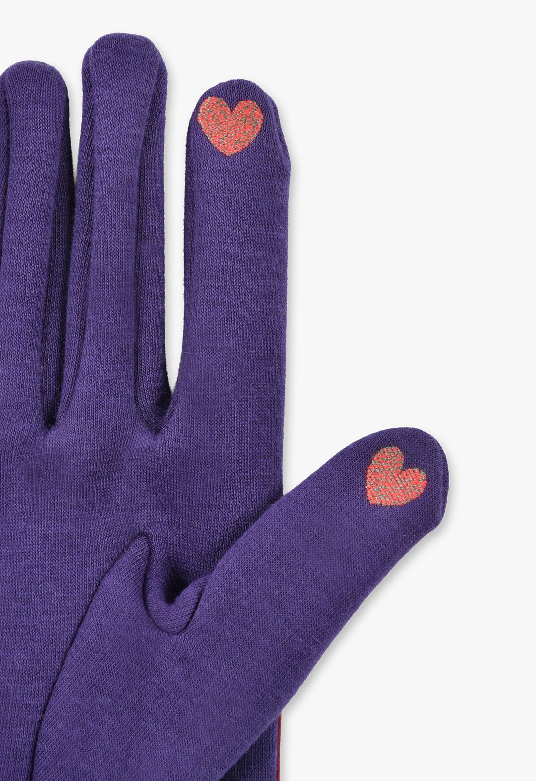 玫瑰皮革智能手机兼容手套