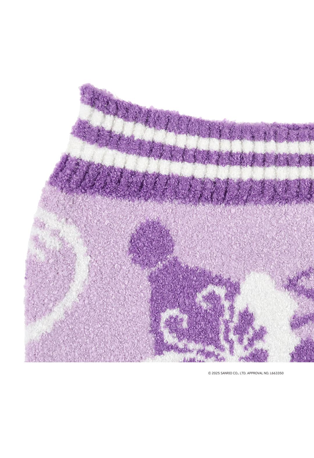 My Melody Kuromi print stretchy belly warmer (My Melody)