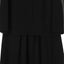 Front opening back pleated dress
