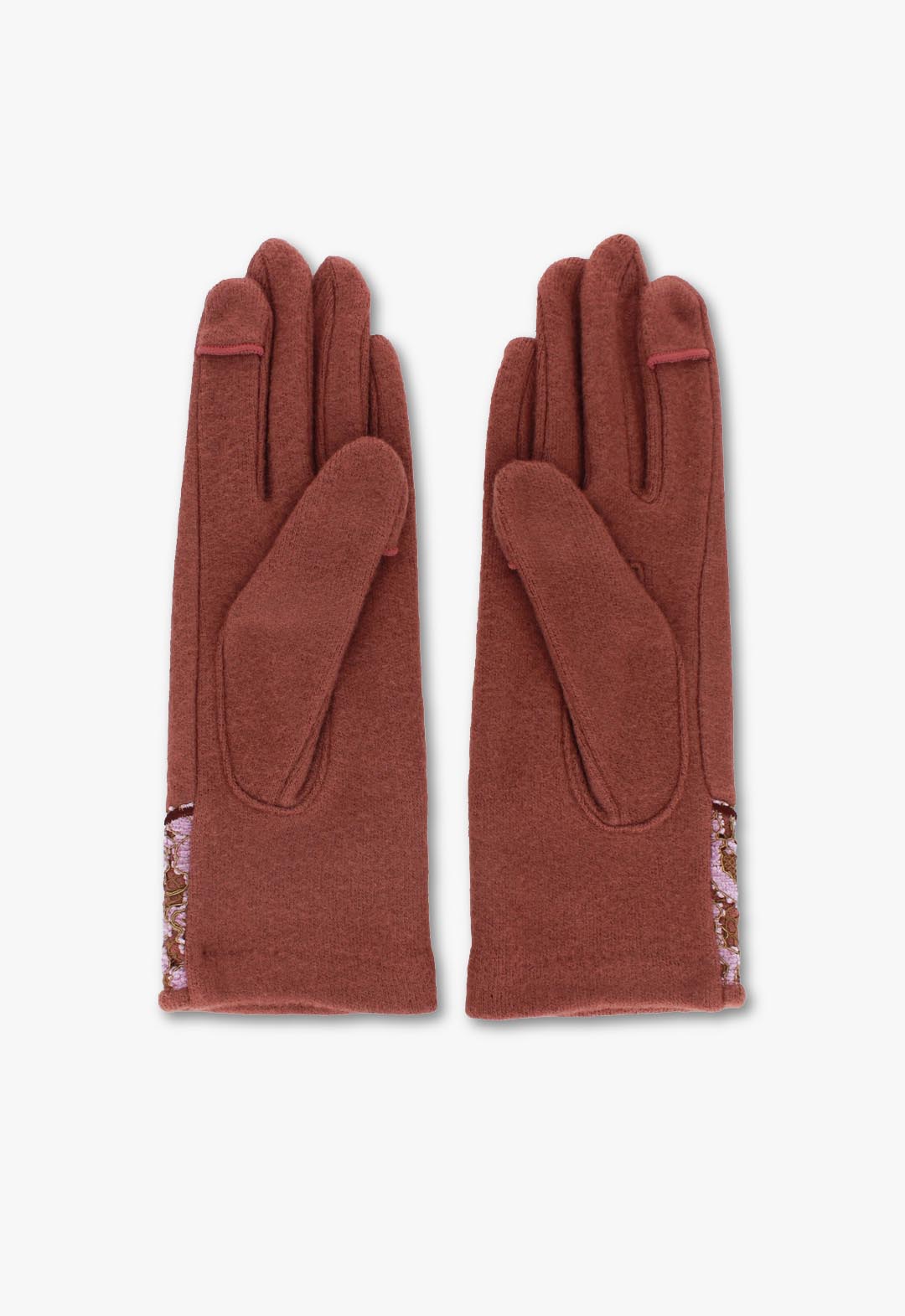 Lace design cat smartphone compatible gloves