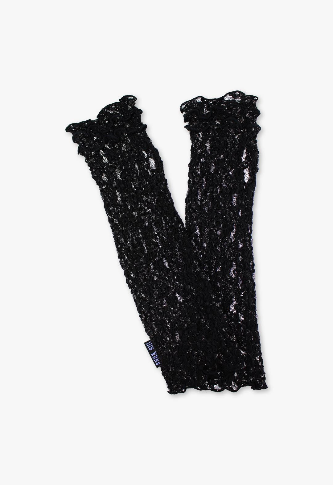 Lamé Lace Arm Covers in Organic Cotton Blend