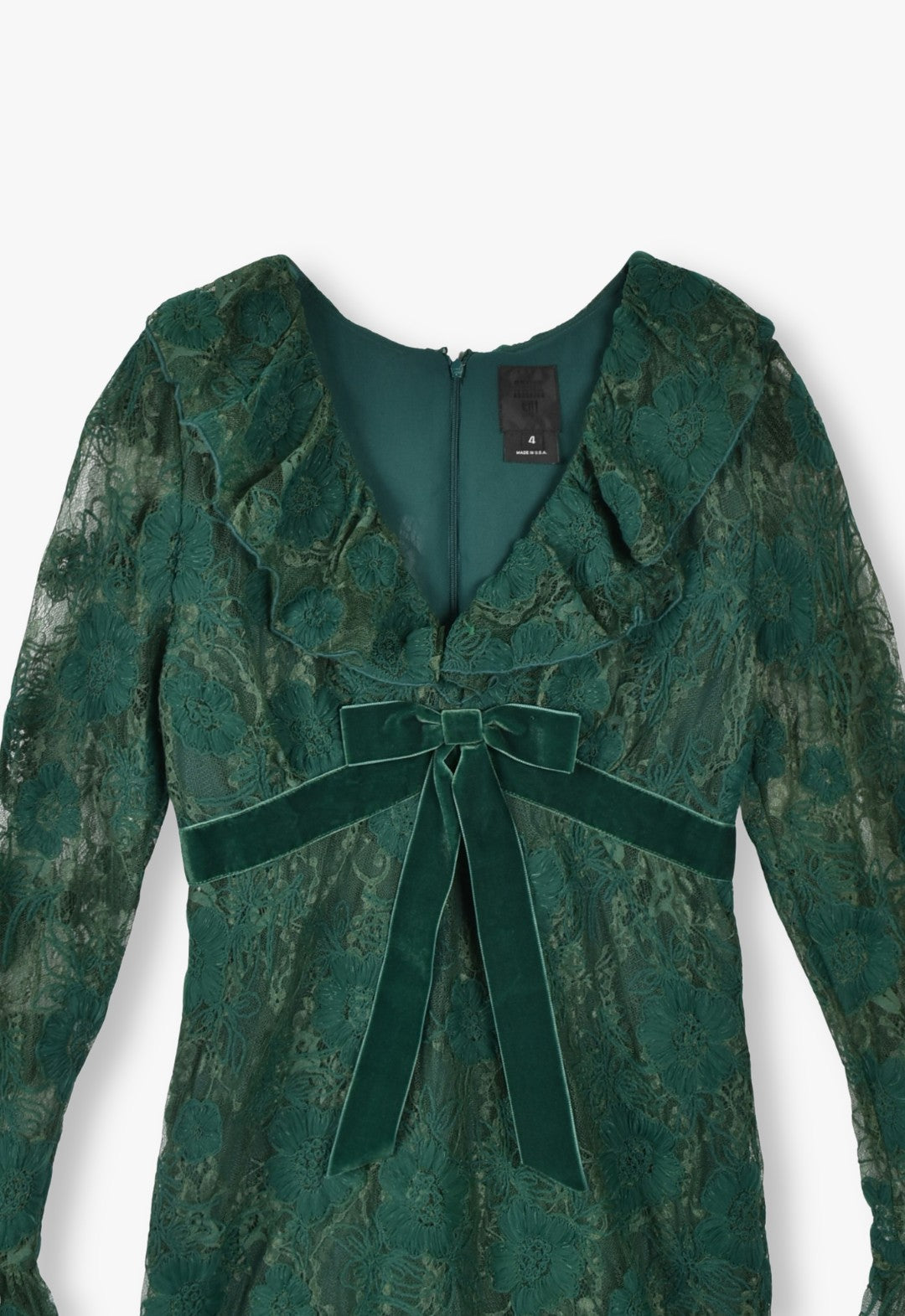 3-D LACE DRESS