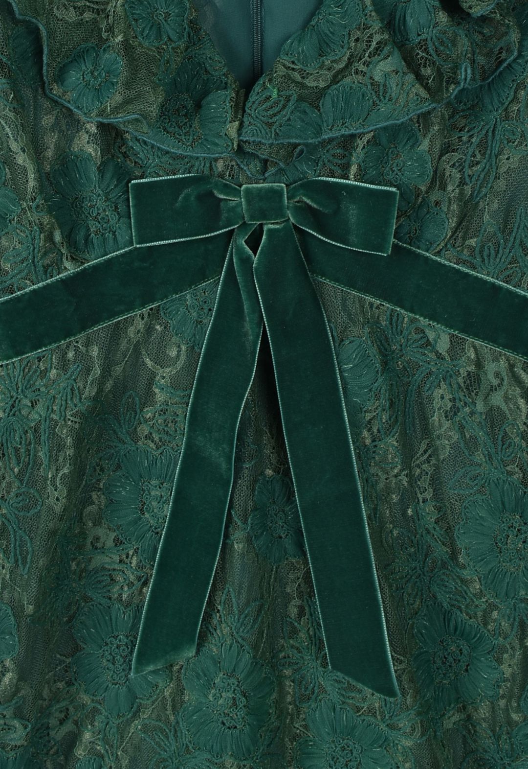 3-D LACE DRESS
