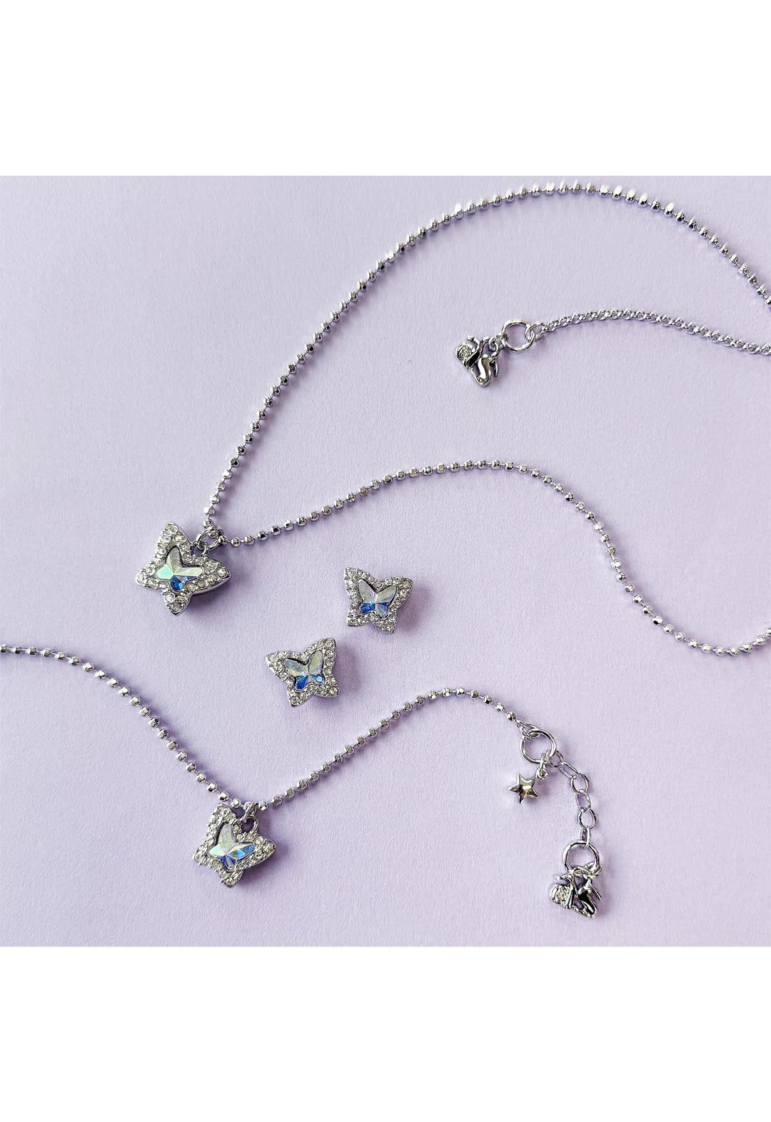 Sparkle Butterfly Motif Bracelet