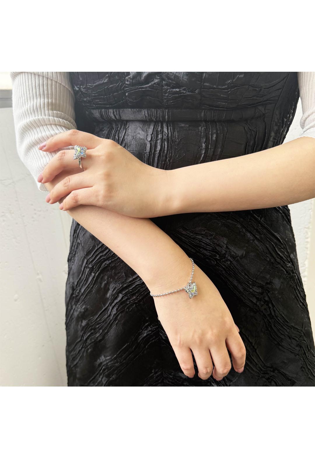 Sparkle Butterfly Motif Bracelet