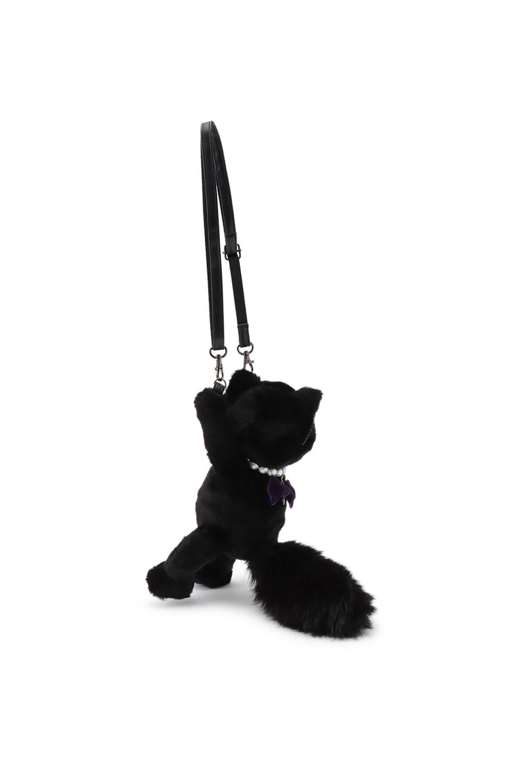 Cat plush shoulder bag