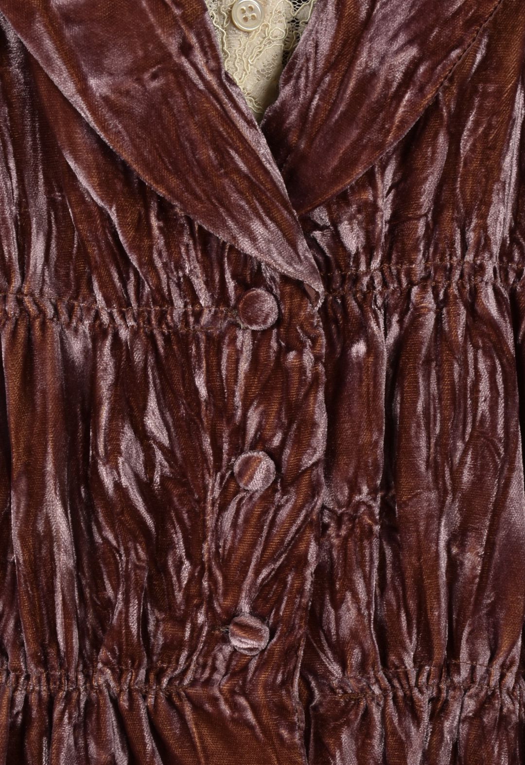 CRUSHED VELVET VICTORIAN BLOUSE
