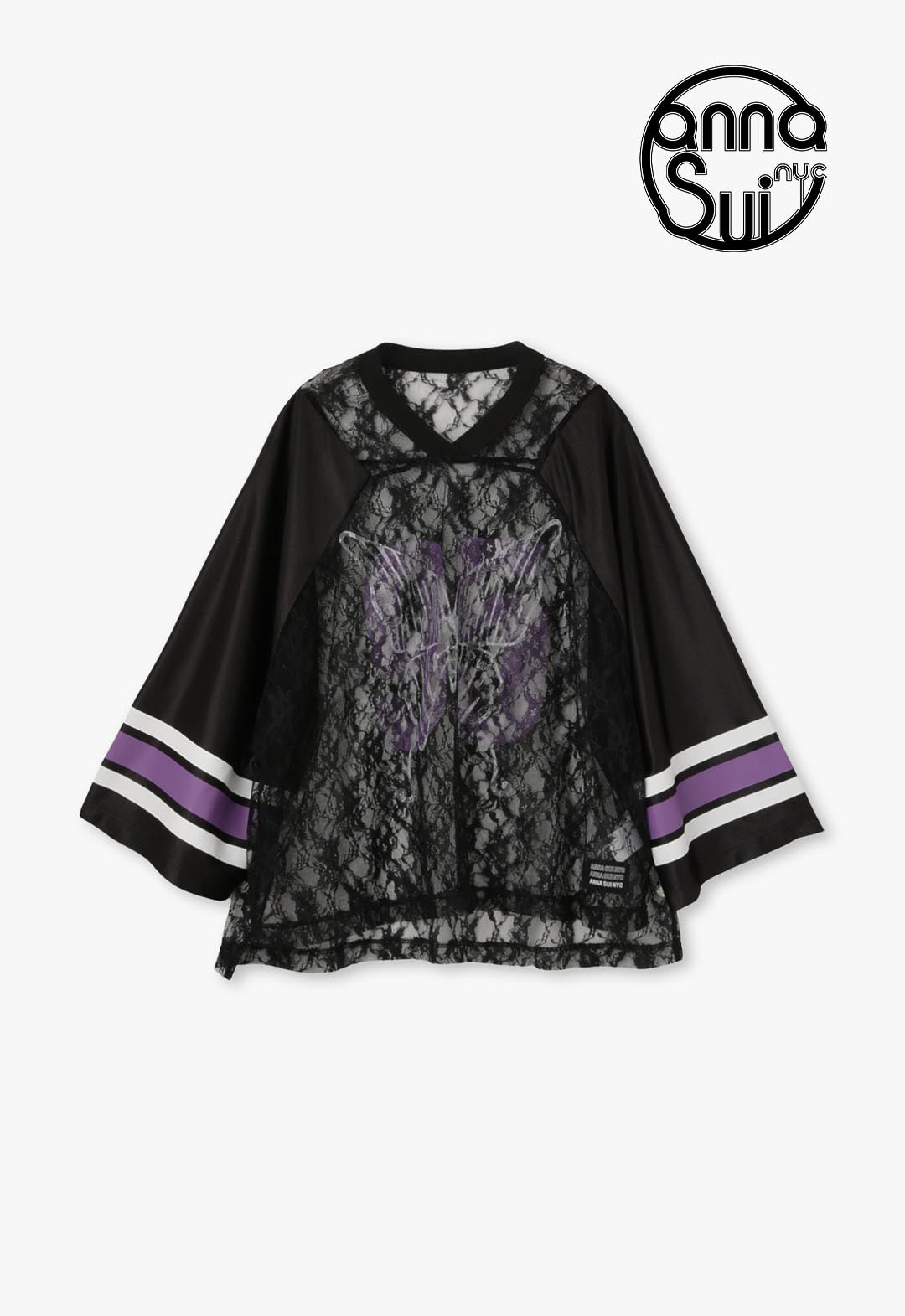 Butterfly print game shirt