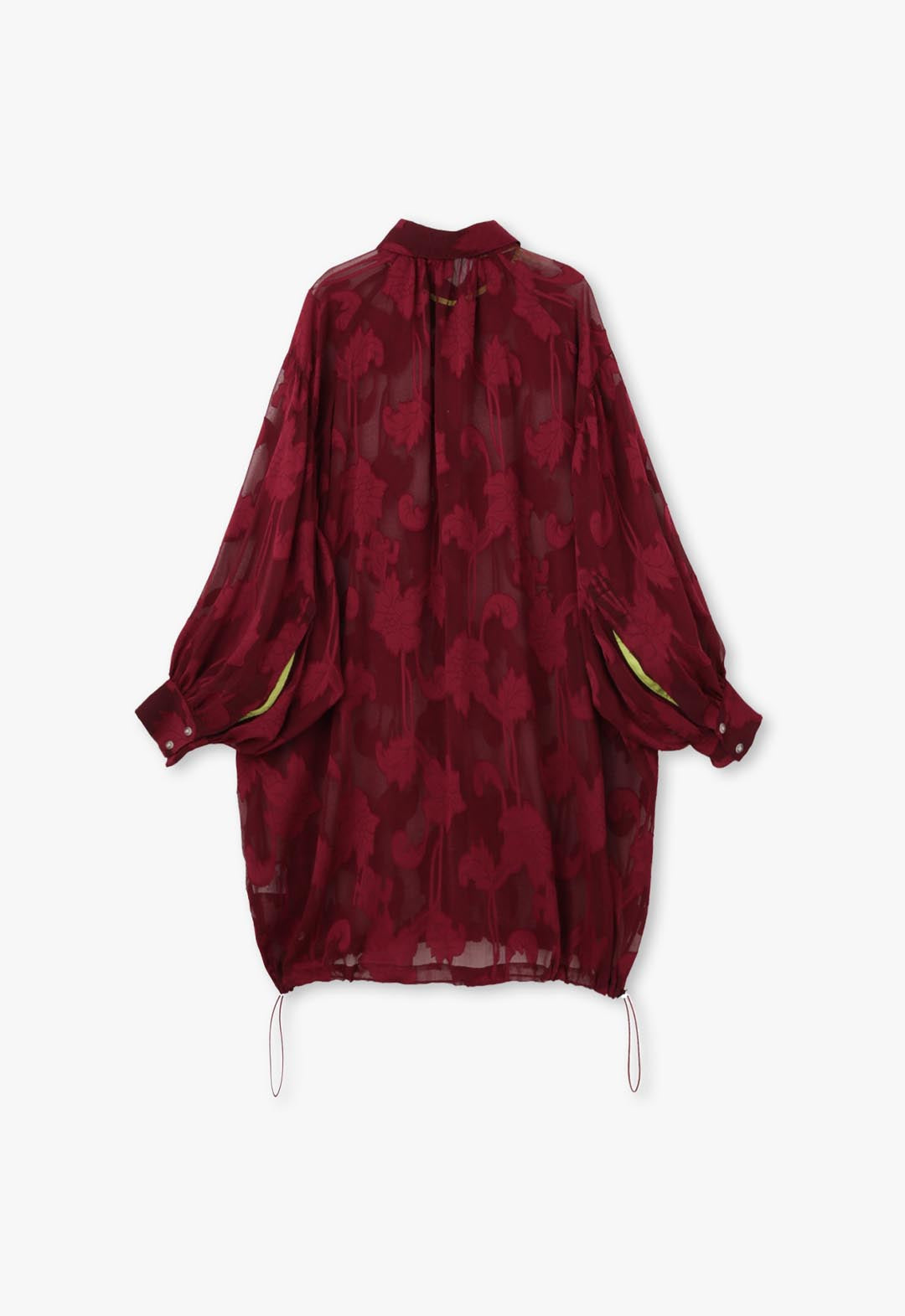 Jacquard color-coordinated shirt