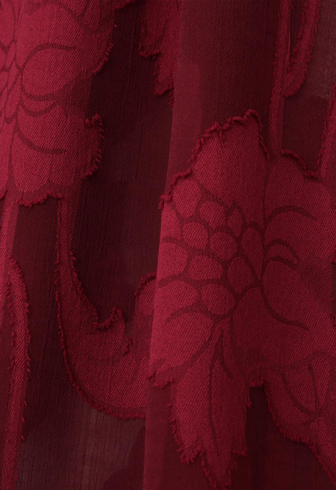 Jacquard color-coordinated shirt