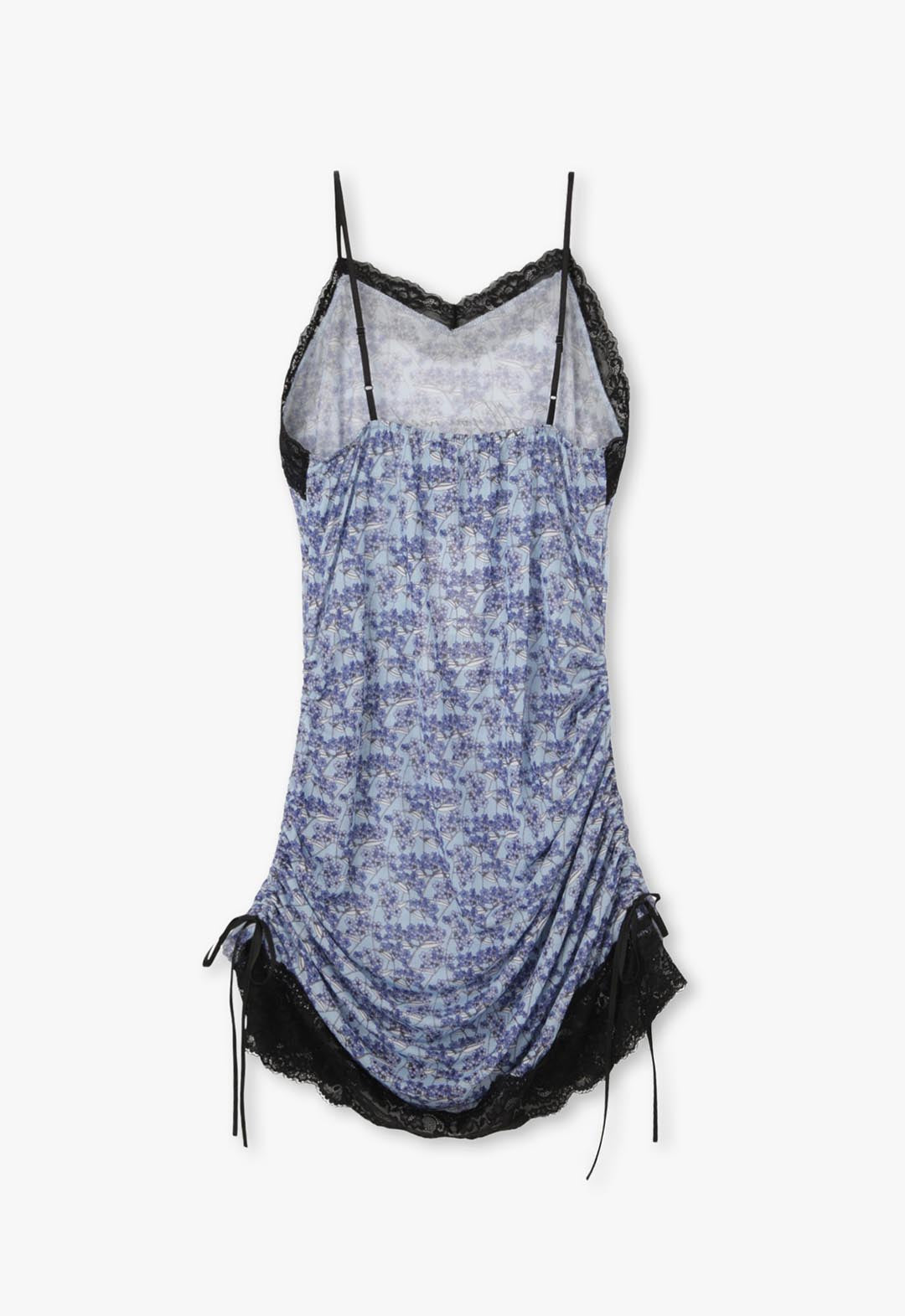 Side ribbon sheer cami