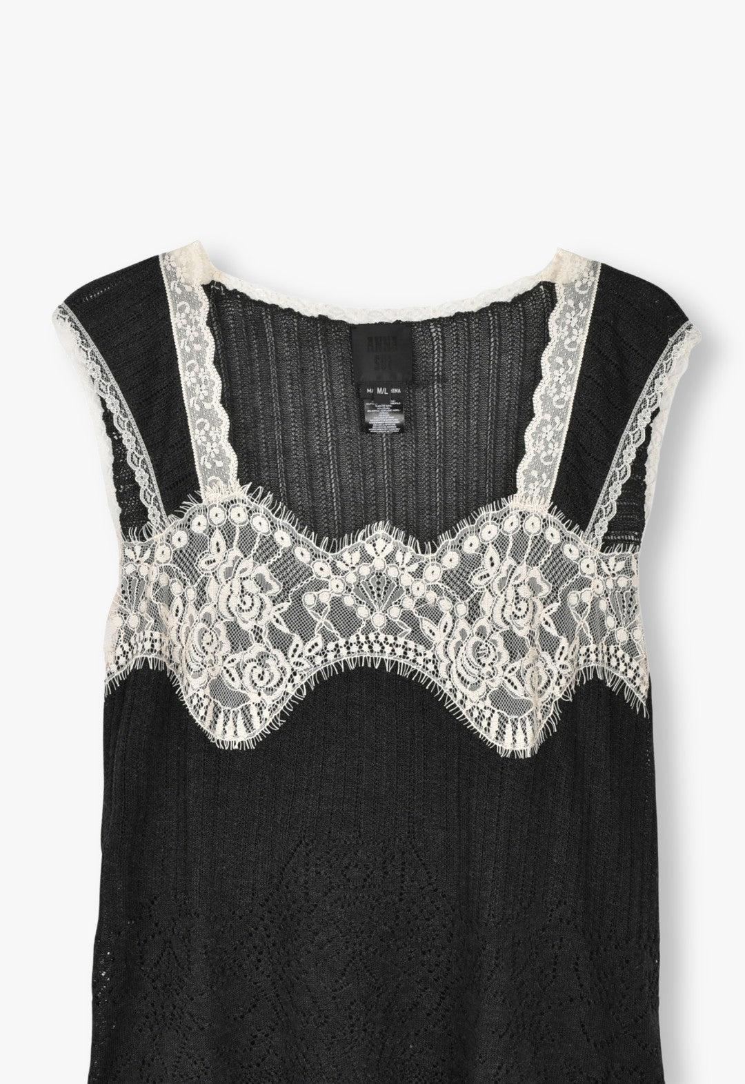 LINGERIE LACE KNIT CAMISOLE