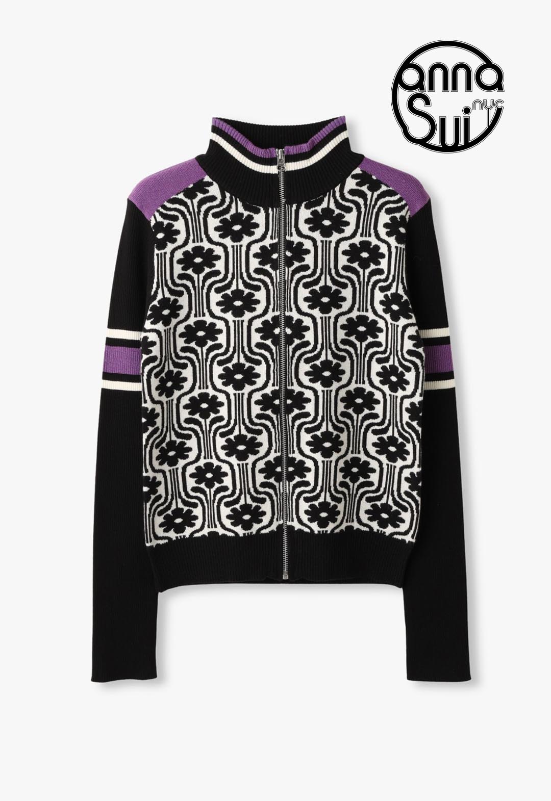 Ski knit blouson
