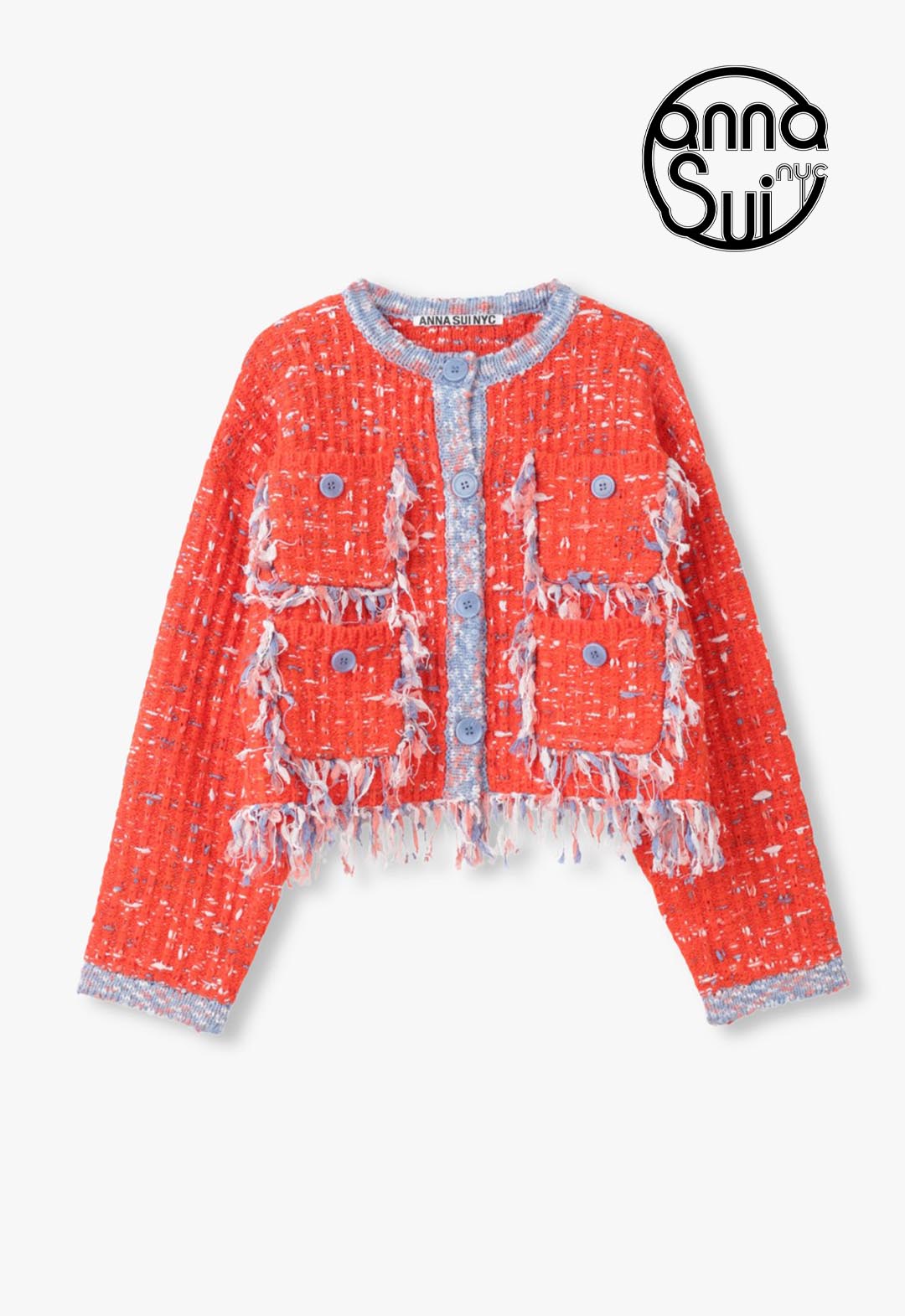 tweed knit jacket