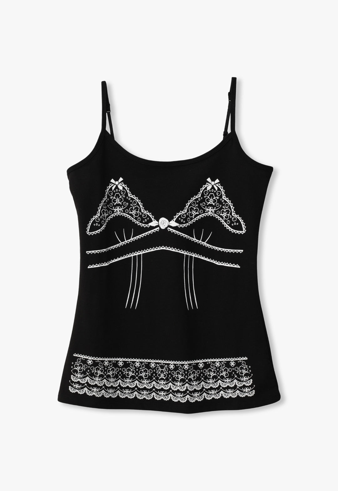 LINGERIE PRINTED TANK TOP