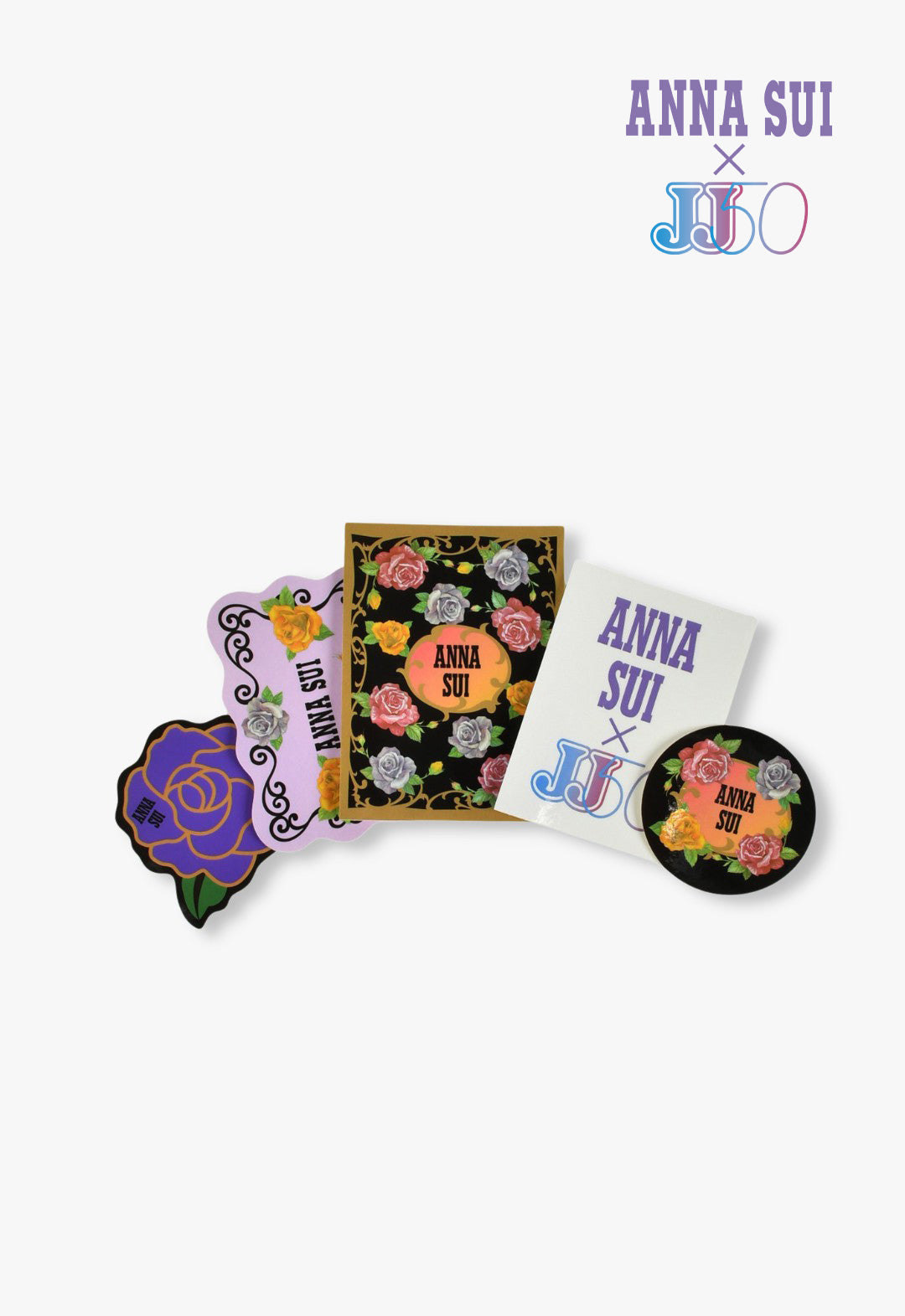 アナ スイ JJ 50 ×ANNA SUI ステッカーセット | ローズ バラ ギフト