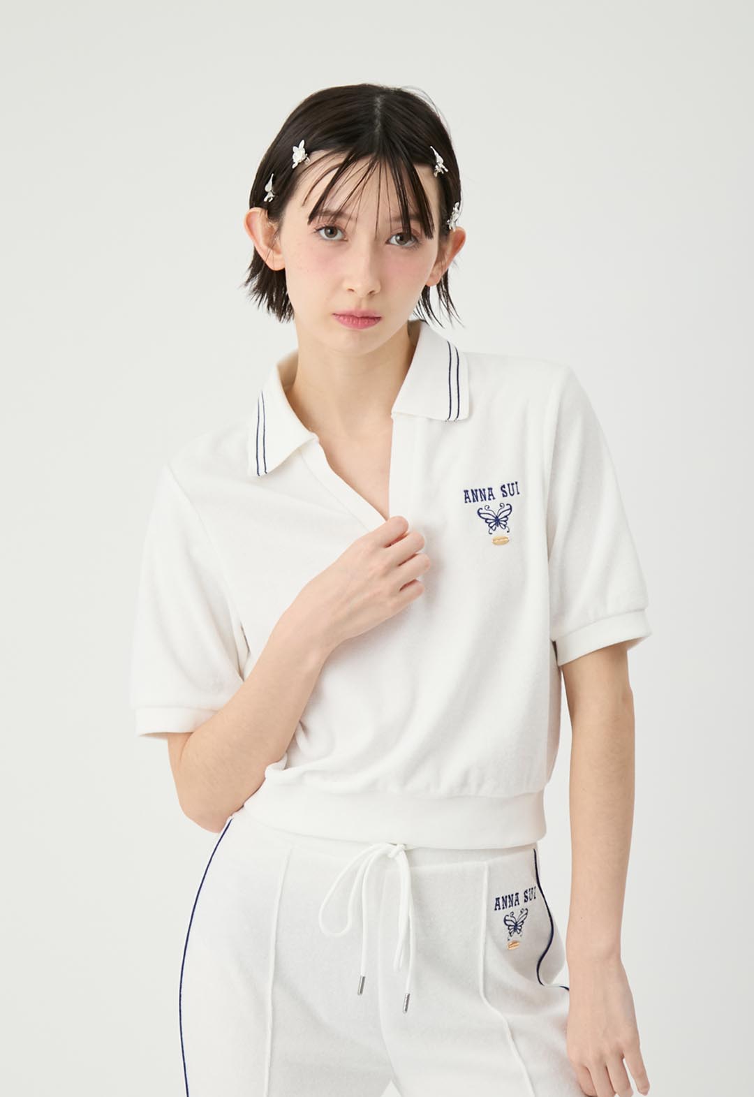 【LILY BROWN×ANNA SUI】Pile Polo Top