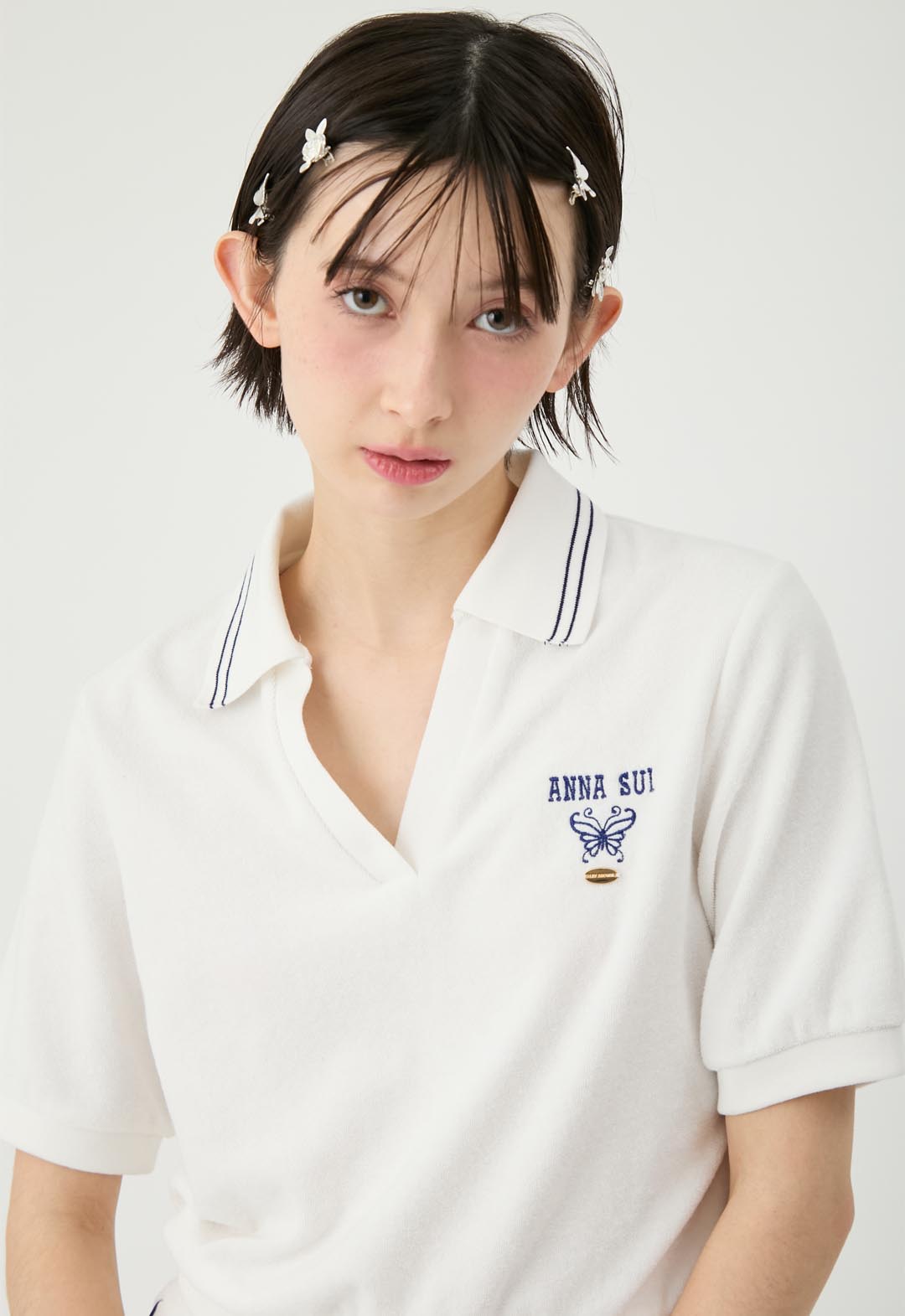 【LILY BROWN×ANNA SUI】Pile Polo Top