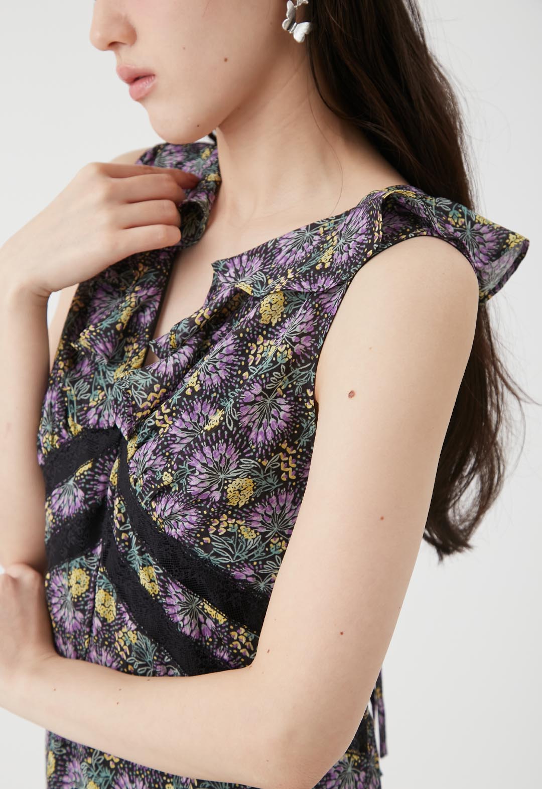 【LILY BROWN×ANNA SUI】Flower Print Dress