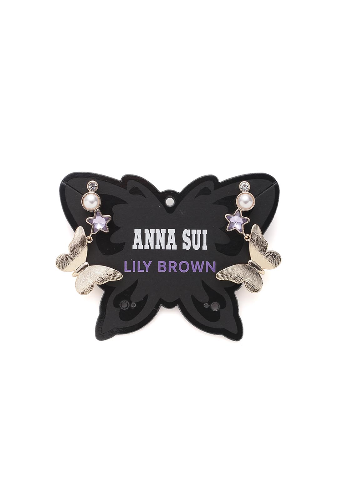 【LILY BROWN×ANNA SUI】Butterfly Star Earrings