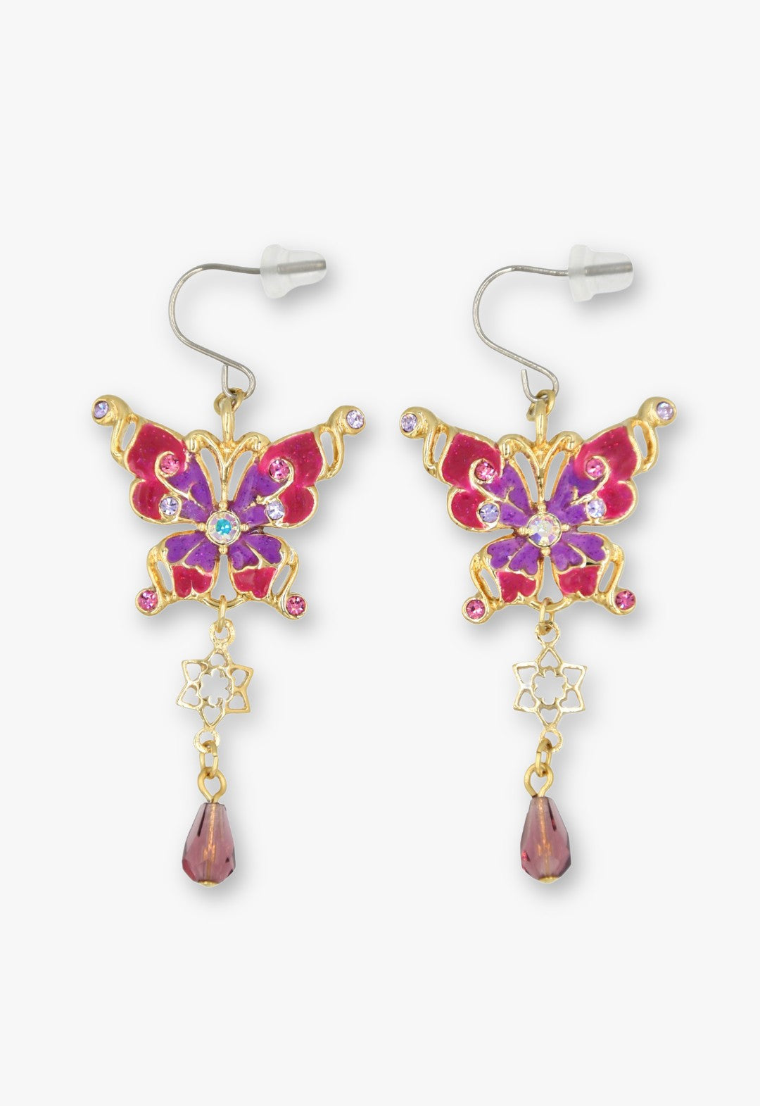 蝶モチーフ ピアス