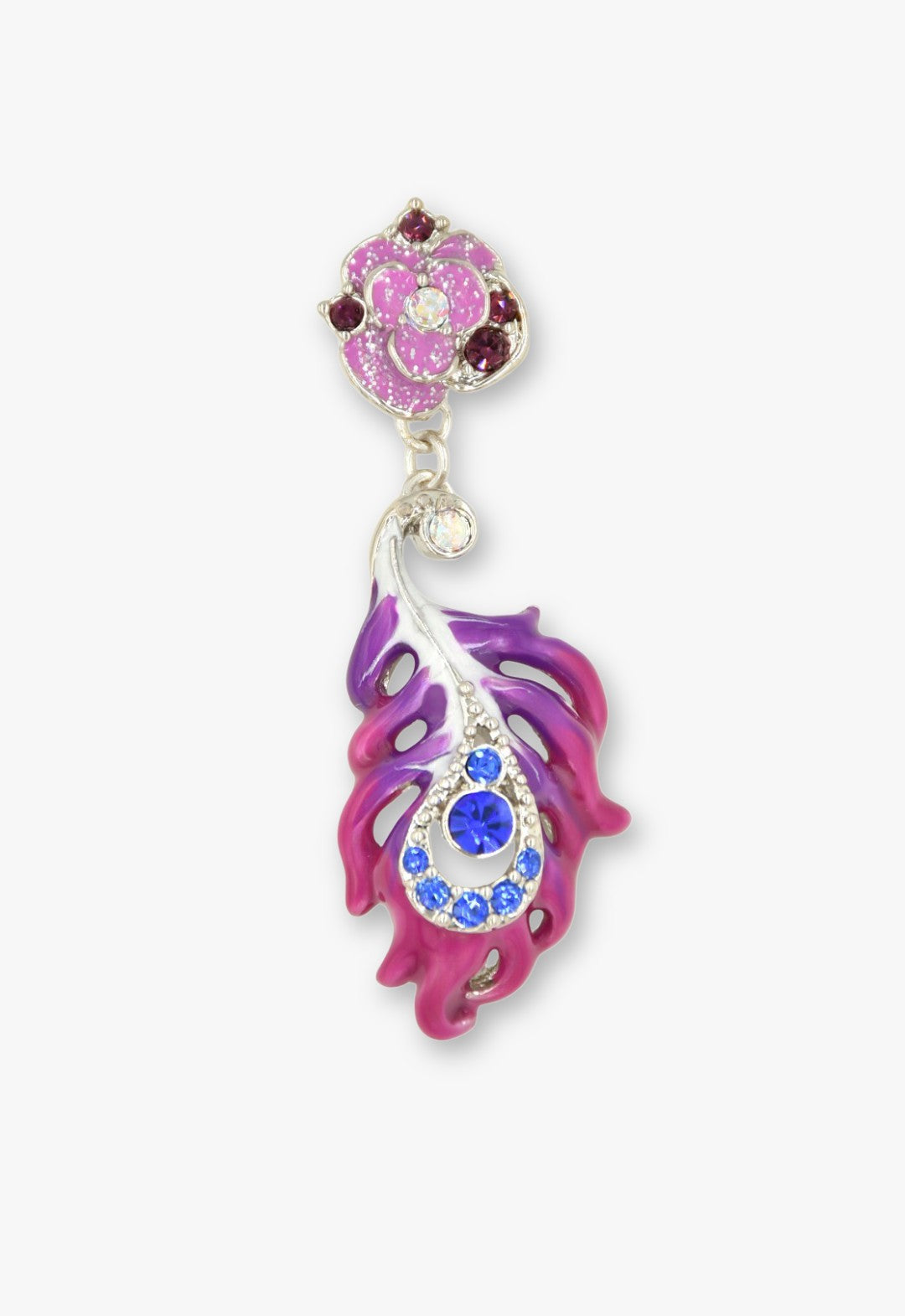 Phoenix motif earrings